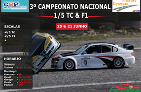 3ª Prova do Campeonato Nacional 1/5 TC e Trofeu 1/5 F1